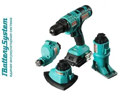 Аккумуляторный шуруповерт-мультитул 4в1 Sturm! CMT1801 1BatterySystem, CMT1801