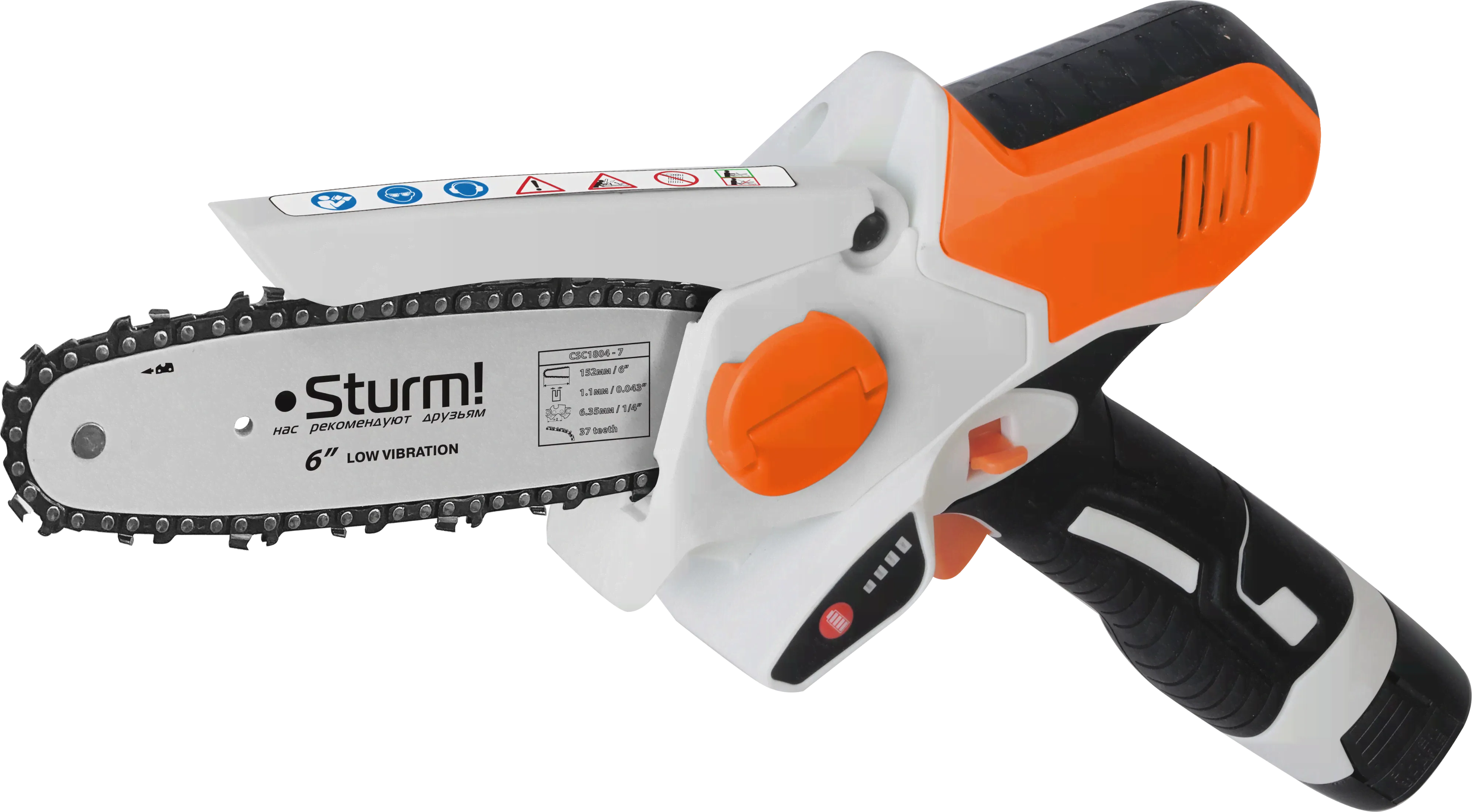 Пила цепная Sturm! CSC1804, аккумуляторная, 15.2 см