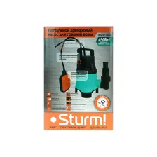 Погружной дренажный насос для грязной воды STURM WP97140P 765775