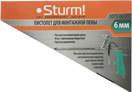 Пистолет для монтажной пены Sturm 1073-06-01 тефлоновое покрытие иглы