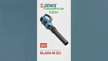 58 Вольт Воздуходувка Senix BLAX6 M EU, самая мощная аккумуляторная дуйка