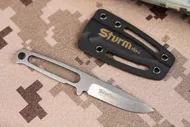 Туристический нож Kizlyar Supreme Sturm Mini K340 StoneWash Kydex
